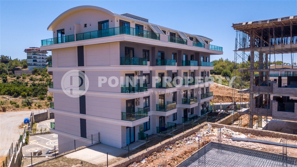 Furnished two-room apartment with an area of 47 m2. Oba district.-id-1255-photo-7