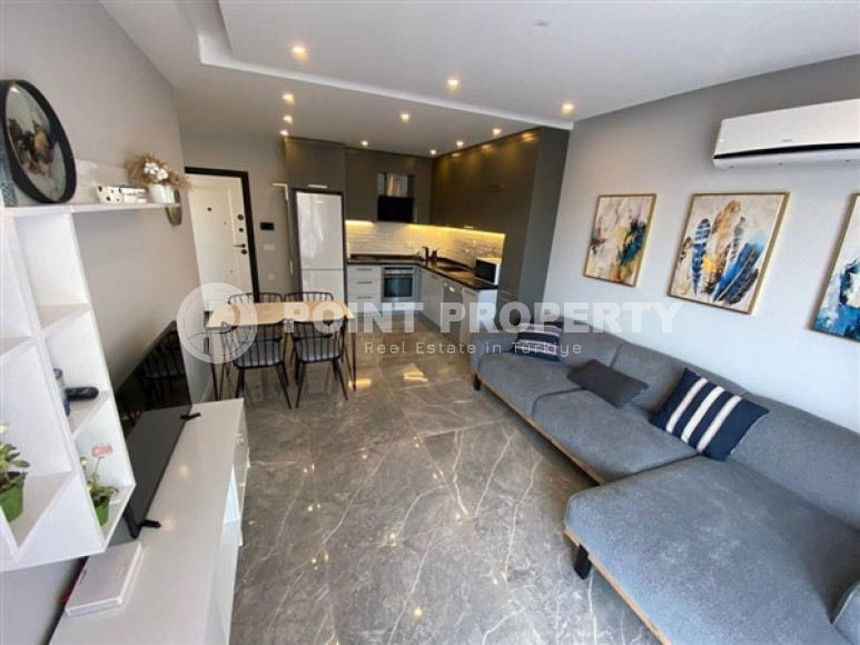 Удобная универсальная квартира 1+1 на первом этаже нового комплекса у моря, с инфраструктурой, в центре Алании-id-2881-фото-3