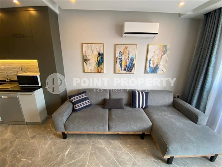 Удобная универсальная квартира 1+1 на первом этаже нового комплекса у моря, с инфраструктурой, в центре Алании-id-2881-фото-7