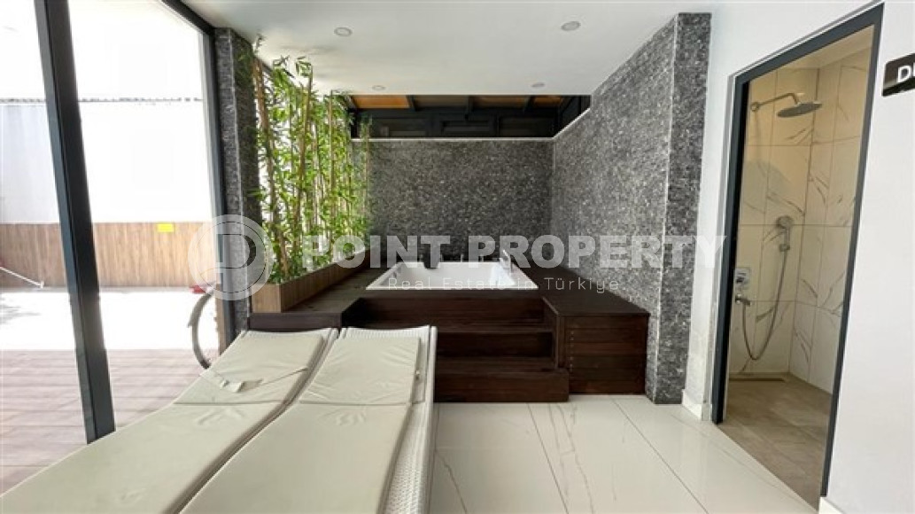 Удобная универсальная квартира 1+1 на первом этаже нового комплекса у моря, с инфраструктурой, в центре Алании-id-2881-фото-14