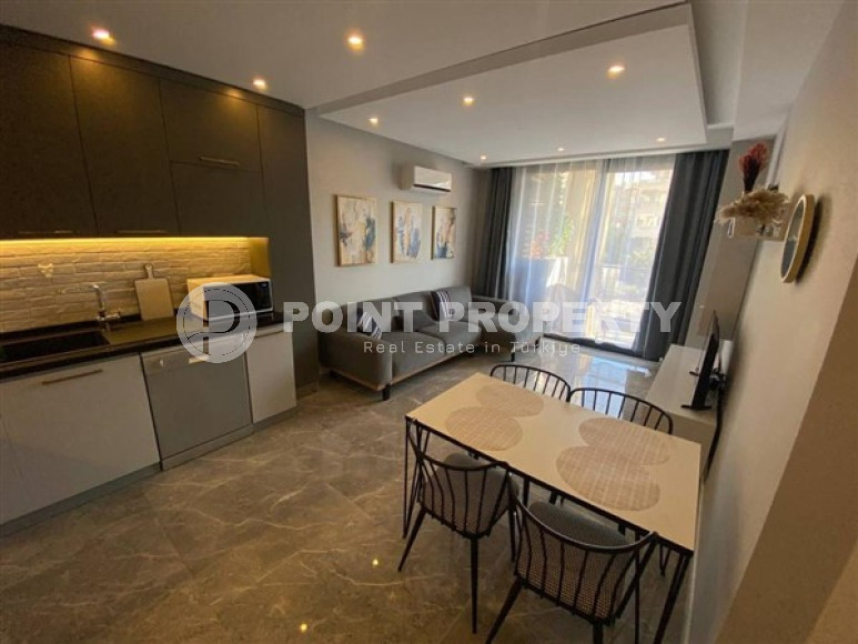 Удобная универсальная квартира 1+1 на первом этаже нового комплекса у моря, с инфраструктурой, в центре Алании-id-2881-фото-16