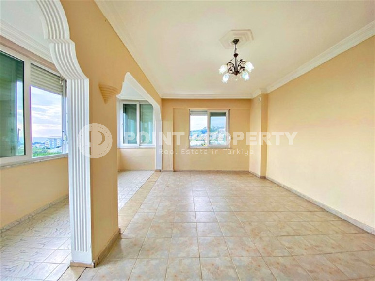 Просторная видовая квартира 120 м² с двумя спальнями и отдельной кухней, у моря, по привлекательной цене, район Инжекум, Алания-id-2883-фото-5