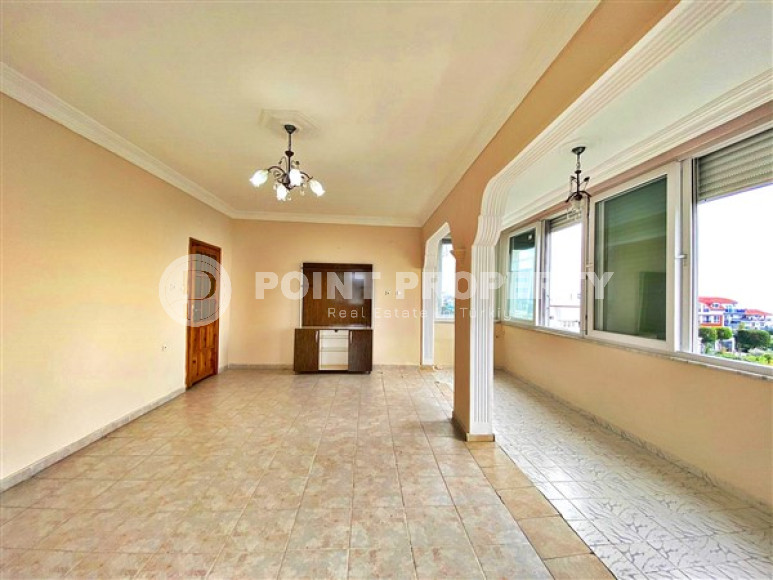 Просторная видовая квартира 120 м² с двумя спальнями и отдельной кухней, у моря, по привлекательной цене, район Инжекум, Алания-id-2883-фото-11