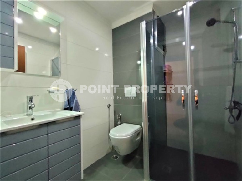 Большая, солнечная, меблированная квартира 2+1 с видом на горы, в одном из самых уютных уголков Тосмура, на набережной реки Димчай, Алания.-id-2884-фото-10