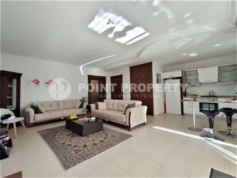 Большая, солнечная, меблированная квартира 2+1 с видом на горы, в одном из самых уютных уголков Тосмура, на набережной реки Димчай, Алания.-id-2884-фото-16