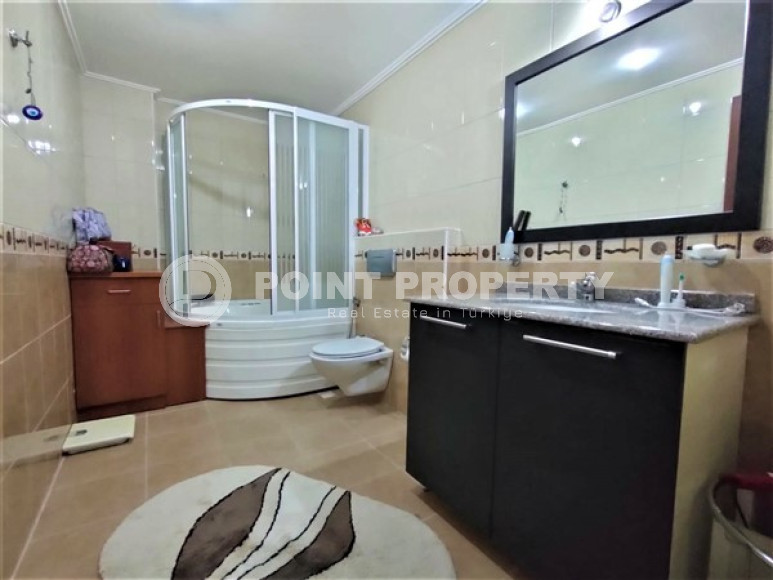 Большая, солнечная, меблированная квартира 2+1 с видом на горы, в одном из самых уютных уголков Тосмура, на набережной реки Димчай, Алания.-id-2884-фото-21