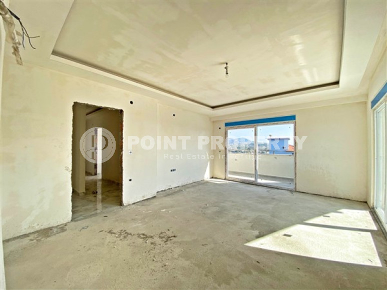 View penthouse 4+1 large area with sea views, in a new house, at an attractive price, Payallar, Alanya-id-2885-photo-4