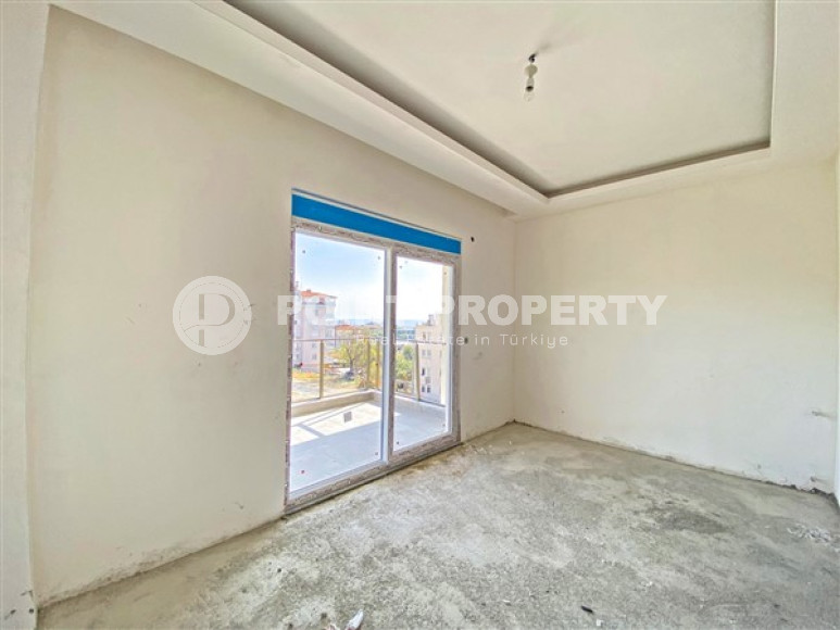 View penthouse 4+1 large area with sea views, in a new house, at an attractive price, Payallar, Alanya-id-2885-photo-5
