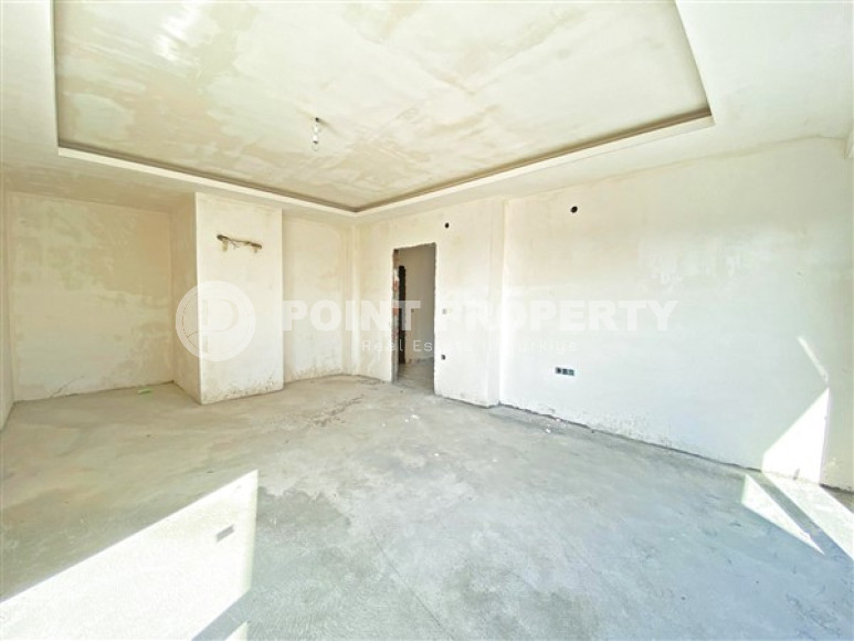 View penthouse 4+1 large area with sea views, in a new house, at an attractive price, Payallar, Alanya-id-2885-photo-10