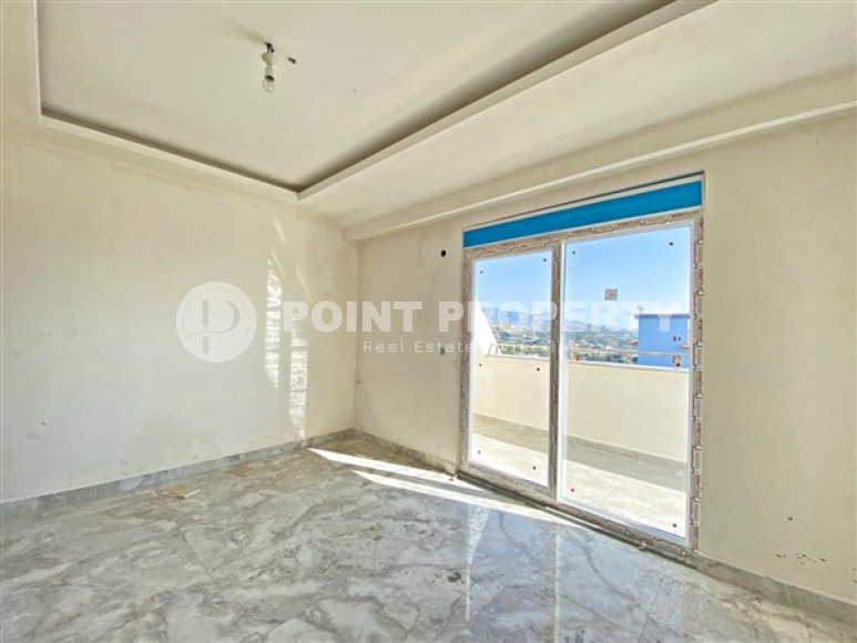 View penthouse 4+1 large area with sea views, in a new house, at an attractive price, Payallar, Alanya-id-2885-photo-11
