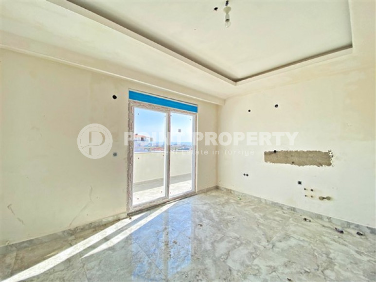 View penthouse 4+1 large area with sea views, in a new house, at an attractive price, Payallar, Alanya-id-2885-photo-12