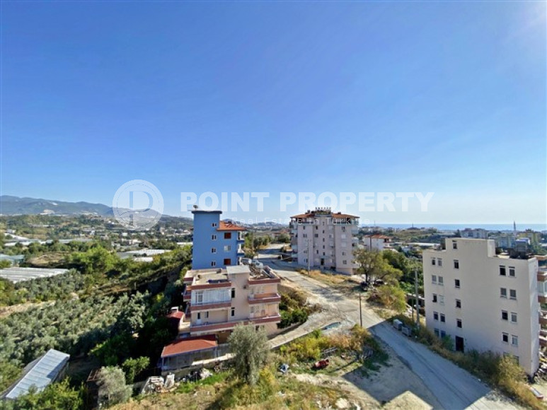 View penthouse 4+1 large area with sea views, in a new house, at an attractive price, Payallar, Alanya-id-2885-photo-14