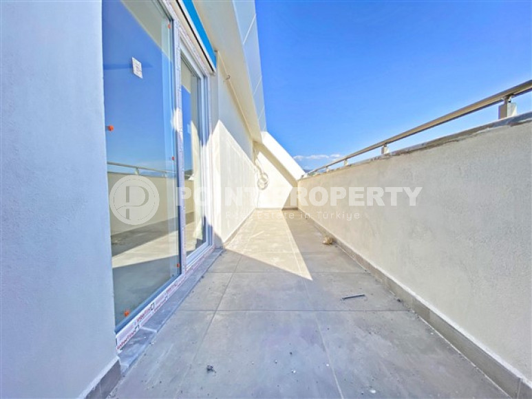 View penthouse 4+1 large area with sea views, in a new house, at an attractive price, Payallar, Alanya-id-2885-photo-16