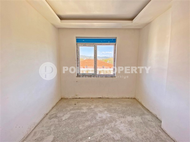 View penthouse 4+1 large area with sea views, in a new house, at an attractive price, Payallar, Alanya-id-2885-photo-28