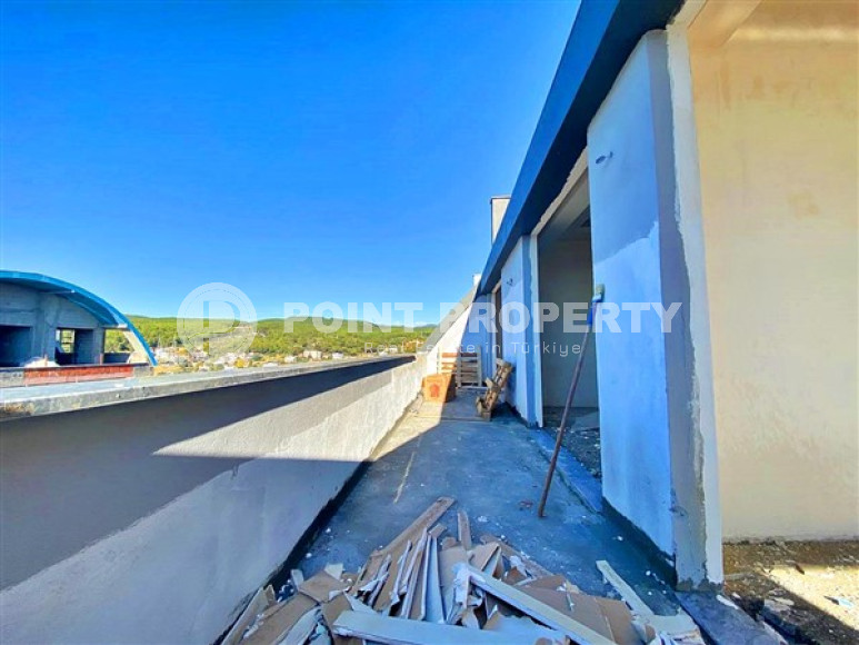 Двухуровневый видовой пентхаус с тремя спальнями, в новом 9-этажном комплексе, сдается в феврале 2023 года, Авсаллар, Алания-id-2886-фото-8