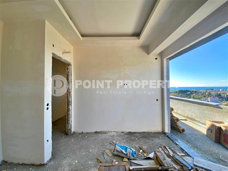 Двухуровневый видовой пентхаус с тремя спальнями, в новом 9-этажном комплексе, сдается в феврале 2023 года, Авсаллар, Алания-id-2886-фото-9