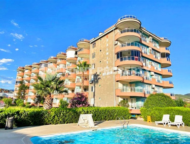 Ухоженные апартаменты 2+1 с панорамным видом на море, в комплексе на первой береговой линии, Демирташ, Аланья-id-2887-фото-2