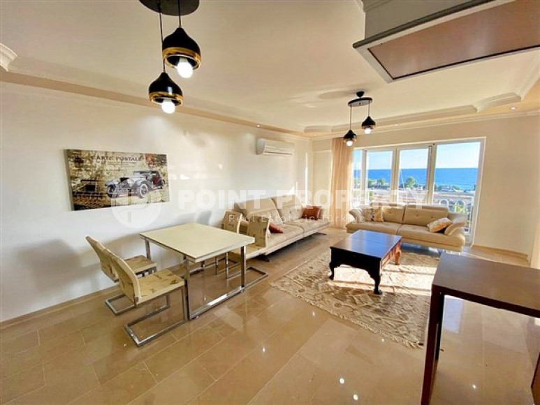 Ухоженные апартаменты 2+1 с панорамным видом на море, в комплексе на первой береговой линии, Демирташ, Аланья-id-2887-фото-10