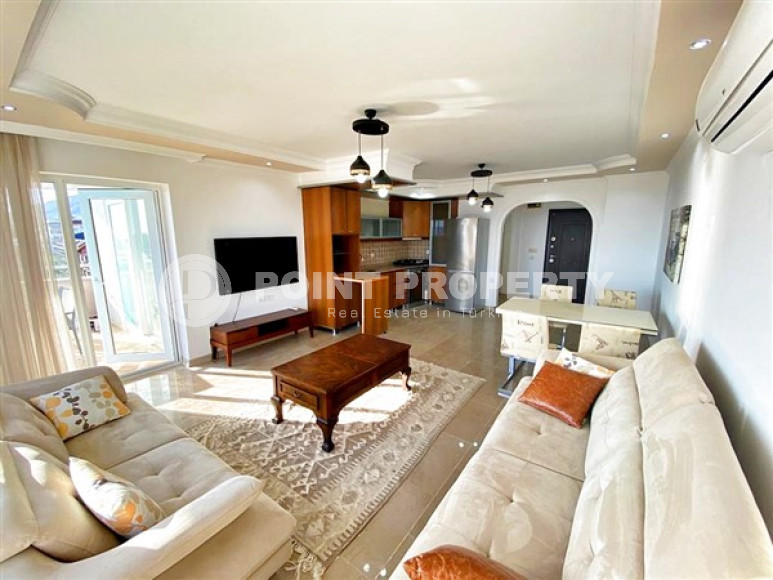 Ухоженные апартаменты 2+1 с панорамным видом на море, в комплексе на первой береговой линии, Демирташ, Аланья-id-2887-фото-12