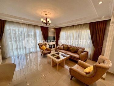 Atmospheric three-room apartment, 110 m2, in Oba district, Alanya on the 2nd floor in a building with two balconies-id-2889-photo-4