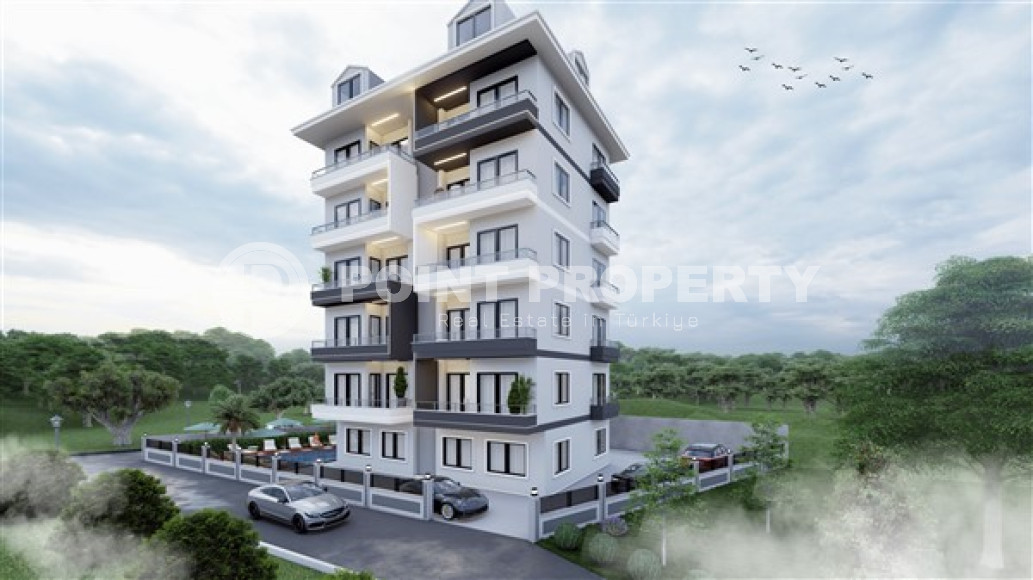 The project is at the final stage of construction, apartments 84 - 170 m2 in the Avsallar area, 1 kilometer from the sea-id-2896-photo-2