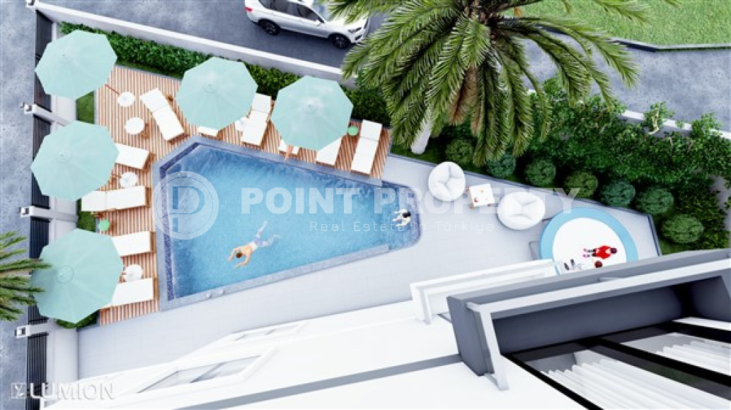 The project is at the final stage of construction, apartments 84 - 170 m2 in the Avsallar area, 1 kilometer from the sea-id-2896-photo-6