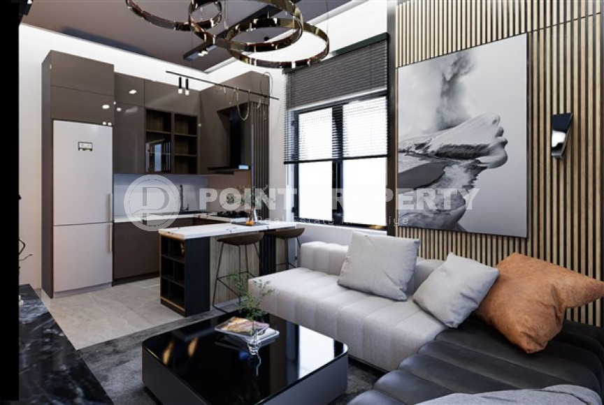 The project is at the final stage of construction, apartments 84 - 170 m2 in the Avsallar area, 1 kilometer from the sea-id-2896-photo-21