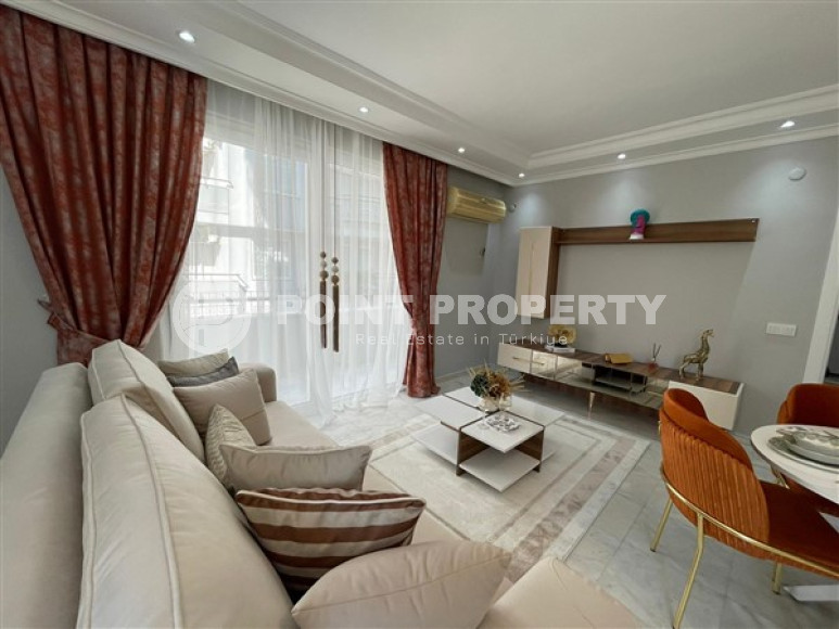 Фешенебельные апартаменты 2+1 с дизайнерским ремонтом, у моря в районе Оба, Аланья.-id-2898-фото-2