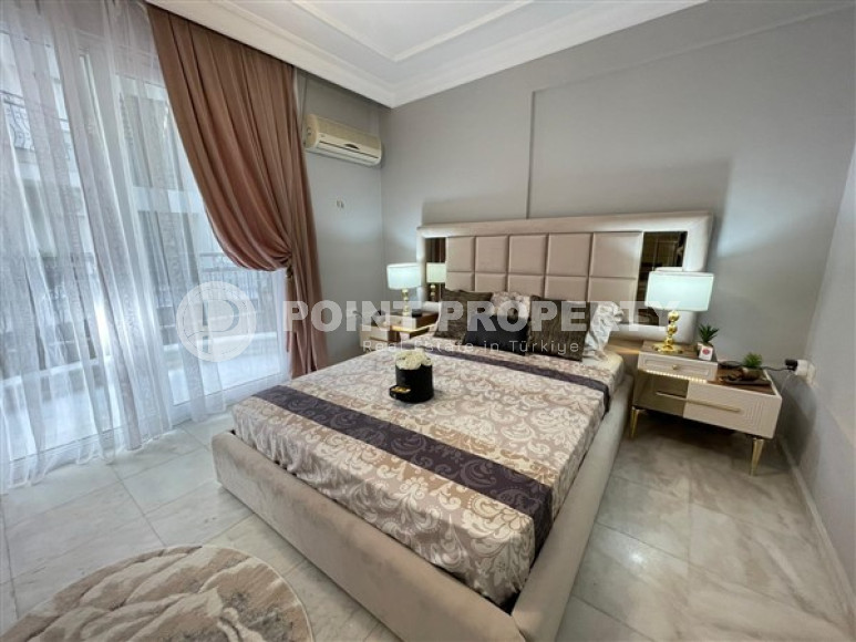 Фешенебельные апартаменты 2+1 с дизайнерским ремонтом, у моря в районе Оба, Аланья.-id-2898-фото-10