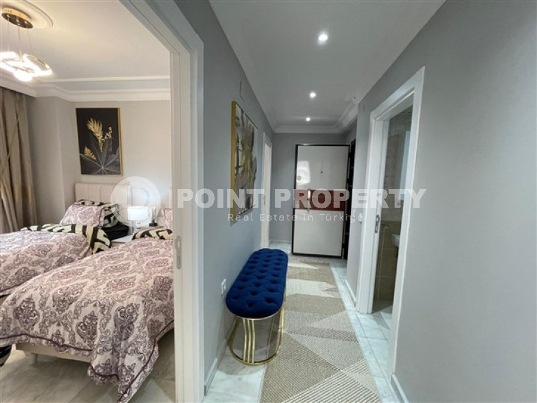 Фешенебельные апартаменты 2+1 с дизайнерским ремонтом, у моря в районе Оба, Аланья.-id-2898-фото-11