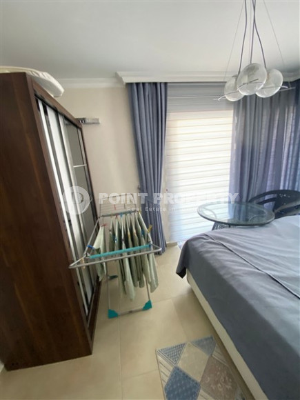 Комфортабельные апартаменты 2+1, 120 м2 Джикджилли, Аланья, с двумя бассейнами на прилегающей территории-id-2900-фото-12