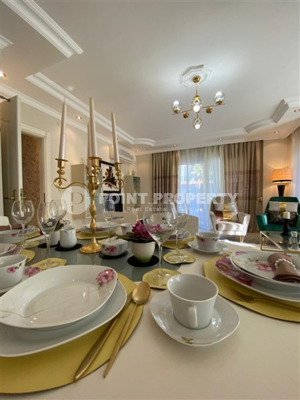 Шикарная атмосферная квартира 2+1 с мебелью, рядом с морем, район Оба, Аланья-id-2903-фото-25