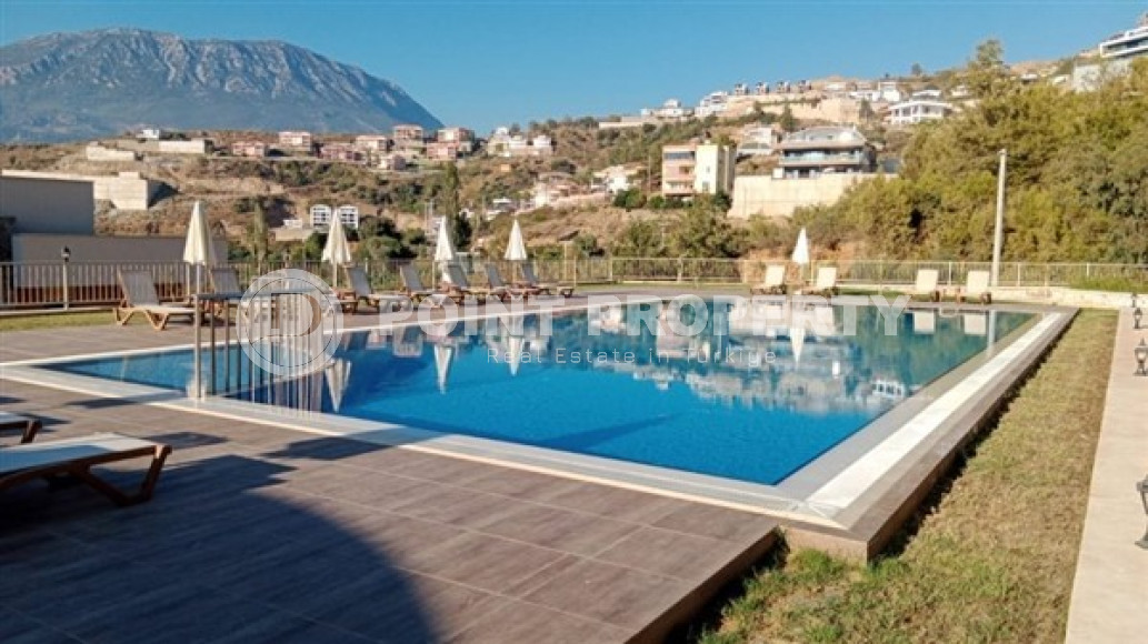 Респектабельная дуплексная вилла 230 м2 с земельным участком 400 м2, Каргыджак, Аланья-id-2907-фото-3