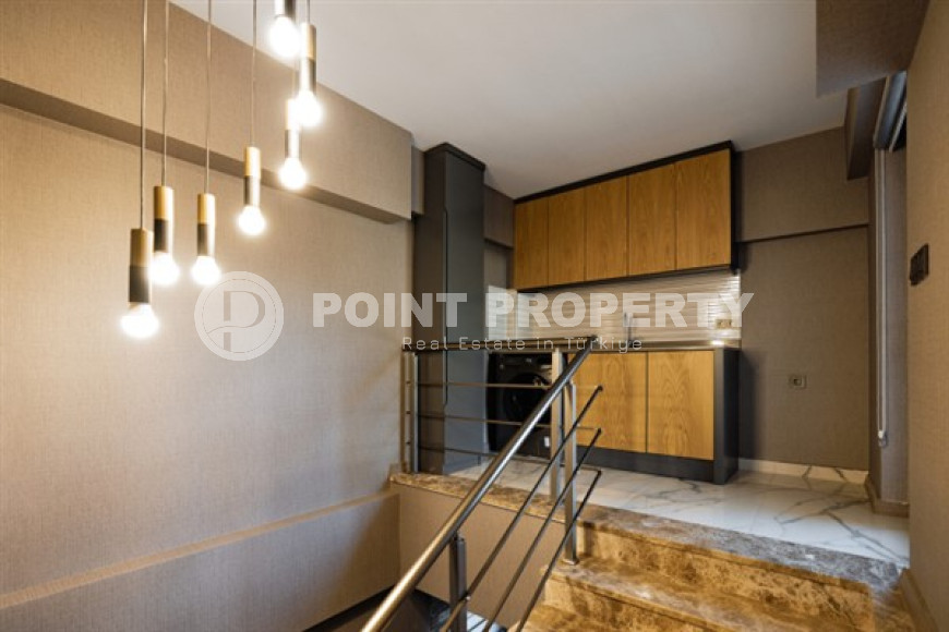 Респектабельная дуплексная вилла 230 м2 с земельным участком 400 м2, Каргыджак, Аланья-id-2907-фото-6