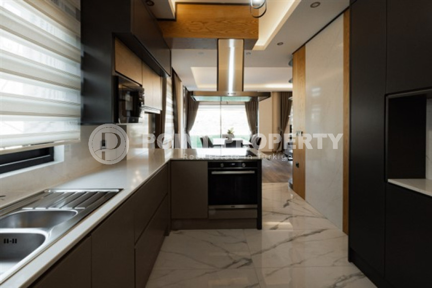 Респектабельная дуплексная вилла 230 м2 с земельным участком 400 м2, Каргыджак, Аланья-id-2907-фото-8