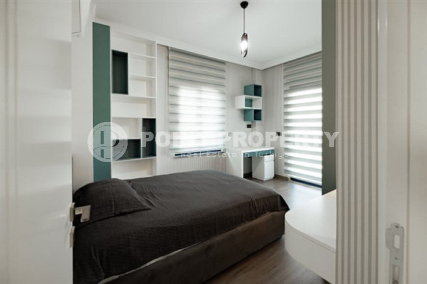 Респектабельная дуплексная вилла 230 м2 с земельным участком 400 м2, Каргыджак, Аланья-id-2907-фото-12