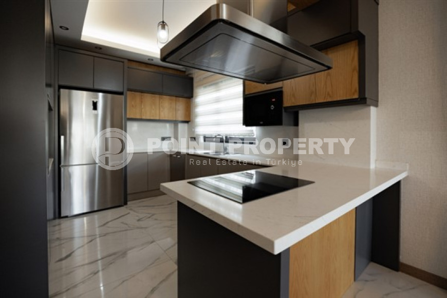 Респектабельная дуплексная вилла 230 м2 с земельным участком 400 м2, Каргыджак, Аланья-id-2907-фото-13