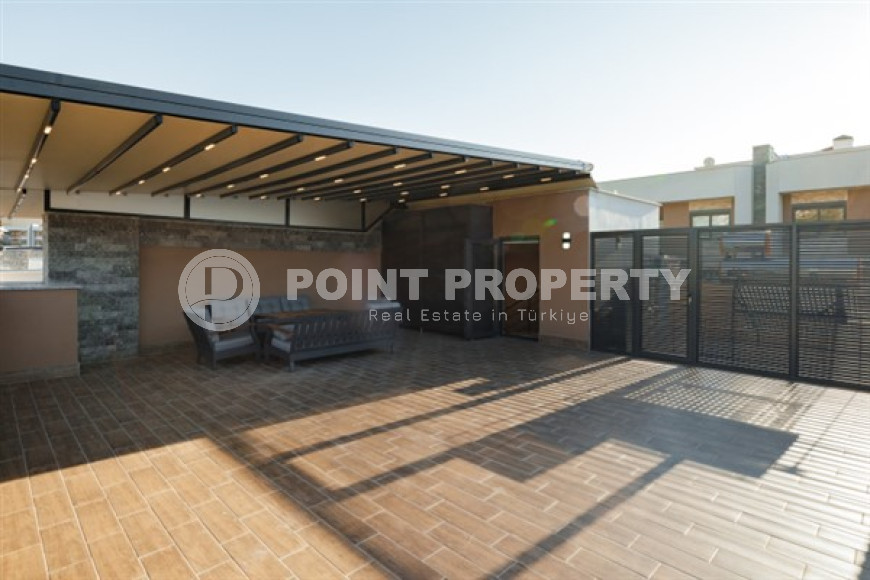 Респектабельная дуплексная вилла 230 м2 с земельным участком 400 м2, Каргыджак, Аланья-id-2907-фото-16