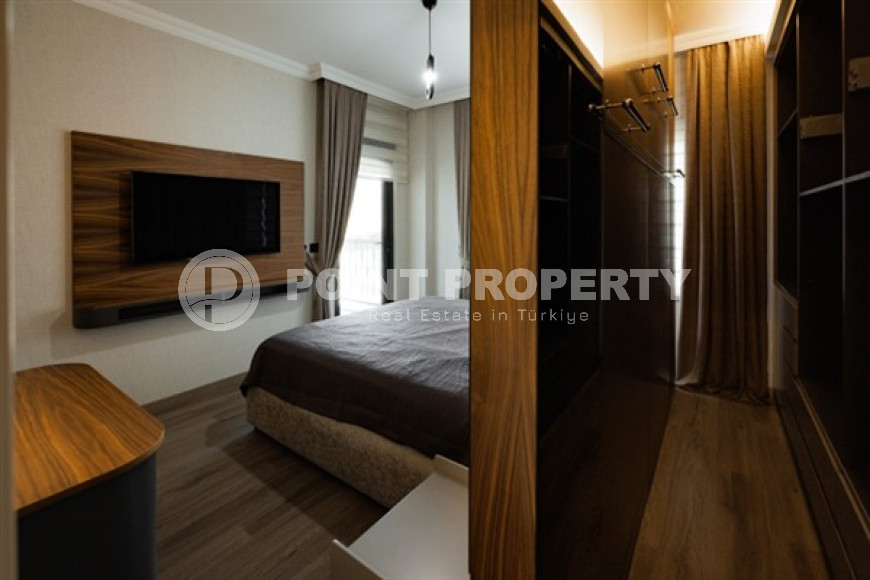 Респектабельная дуплексная вилла 230 м2 с земельным участком 400 м2, Каргыджак, Аланья-id-2907-фото-17