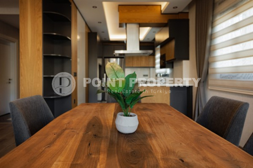 Респектабельная дуплексная вилла 230 м2 с земельным участком 400 м2, Каргыджак, Аланья-id-2907-фото-19