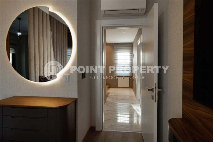 Респектабельная дуплексная вилла 230 м2 с земельным участком 400 м2, Каргыджак, Аланья-id-2907-фото-22