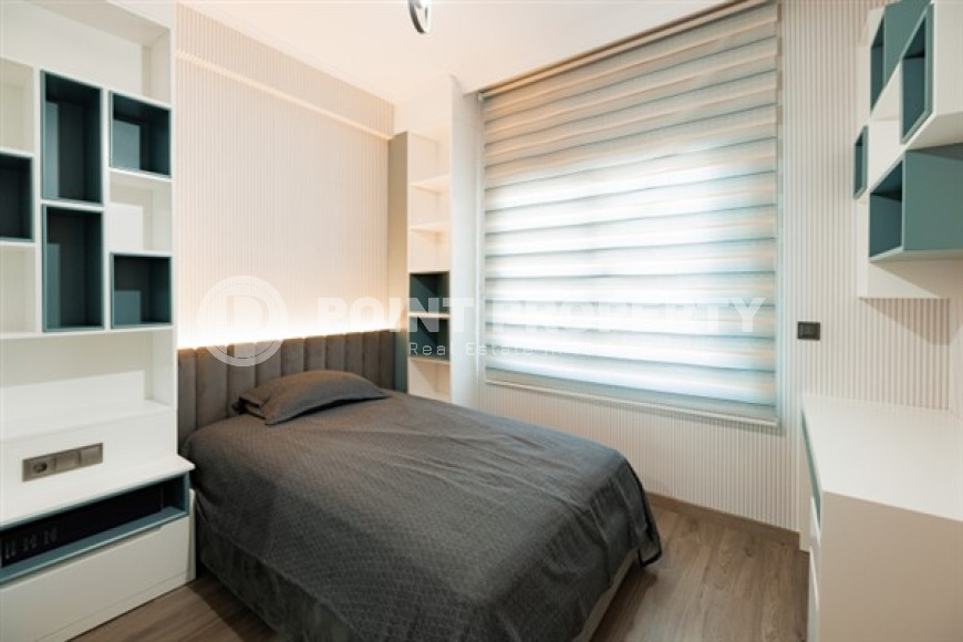 Респектабельная дуплексная вилла 230 м2 с земельным участком 400 м2, Каргыджак, Аланья-id-2907-фото-35