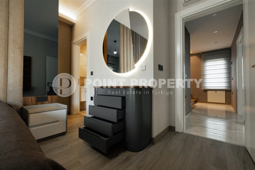 Респектабельная дуплексная вилла 230 м2 с земельным участком 400 м2, Каргыджак, Аланья-id-2907-фото-36