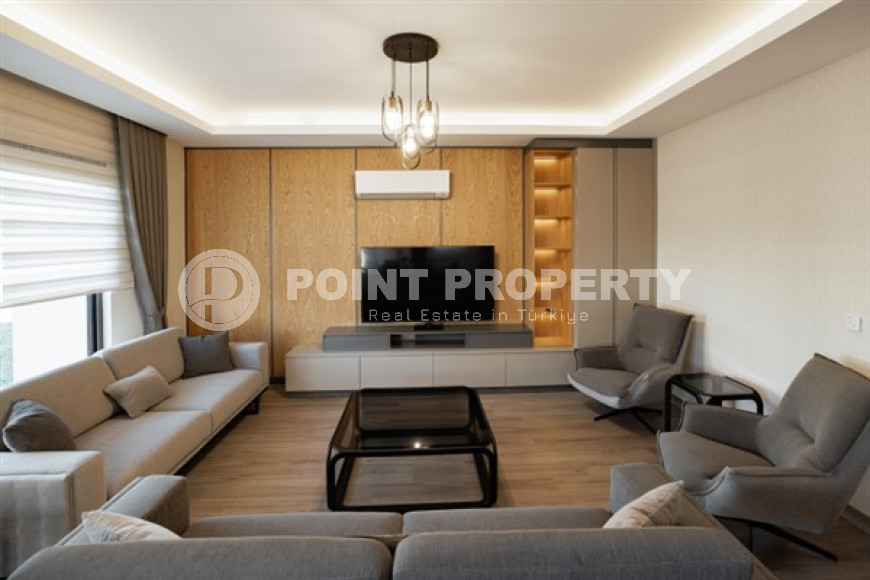 Респектабельная дуплексная вилла 230 м2 с земельным участком 400 м2, Каргыджак, Аланья-id-2907-фото-39