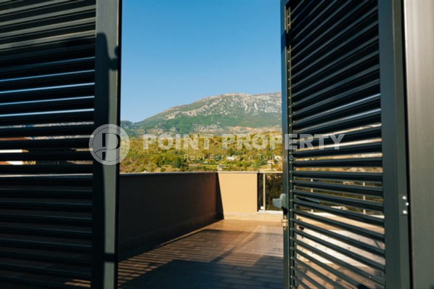 Респектабельная дуплексная вилла 230 м2 с земельным участком 400 м2, Каргыджак, Аланья-id-2907-фото-42