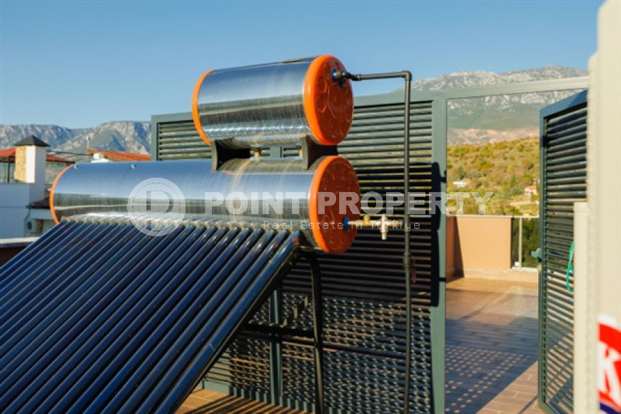 Респектабельная дуплексная вилла 230 м2 с земельным участком 400 м2, Каргыджак, Аланья-id-2907-фото-43