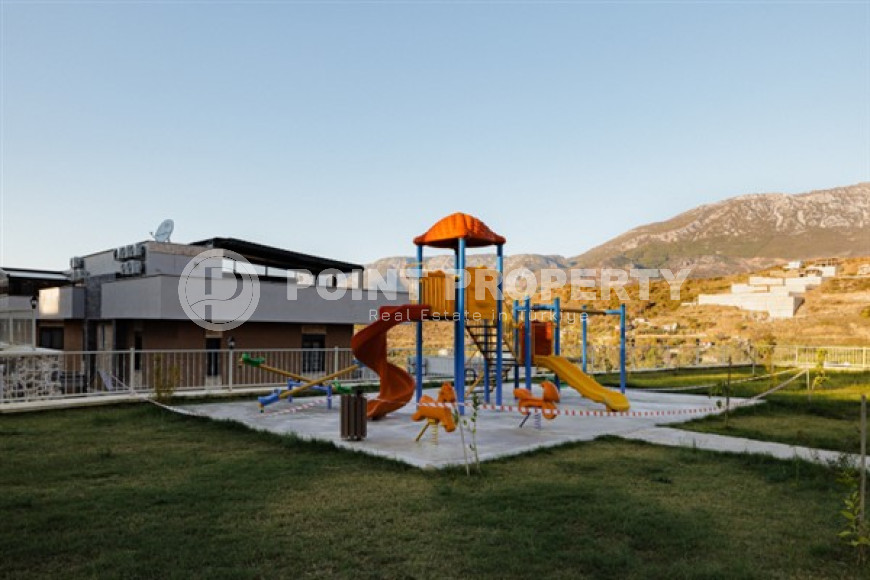 Респектабельная дуплексная вилла 230 м2 с земельным участком 400 м2, Каргыджак, Аланья-id-2907-фото-44