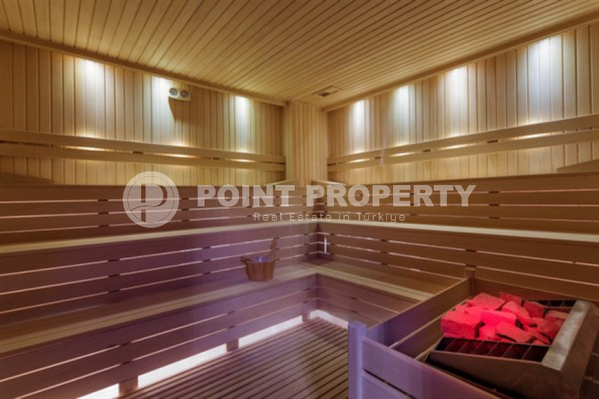 Респектабельная дуплексная вилла 230 м2 с земельным участком 400 м2, Каргыджак, Аланья-id-2907-фото-48