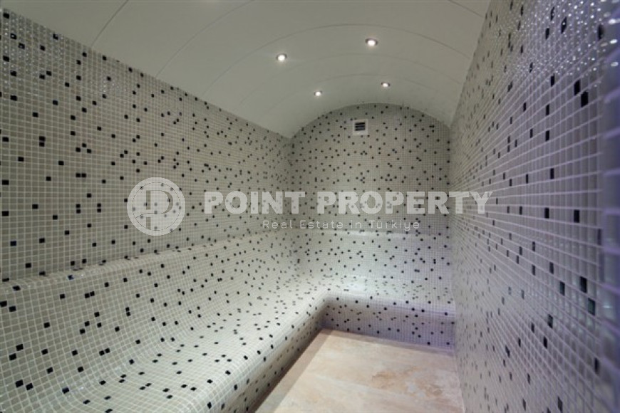 Респектабельная дуплексная вилла 230 м2 с земельным участком 400 м2, Каргыджак, Аланья-id-2907-фото-50