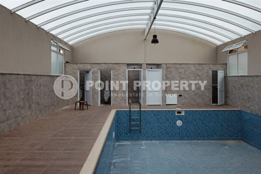 Респектабельная дуплексная вилла 230 м2 с земельным участком 400 м2, Каргыджак, Аланья-id-2907-фото-52